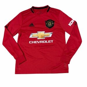 Adidas Manchester United 2019-2020 Home Jersey Boys Large Long Sleeve DX8954